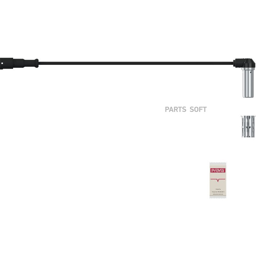 Датчик ABS, угловой - 0.4м., Drum Brake , к-т /  Wabco 4410329212