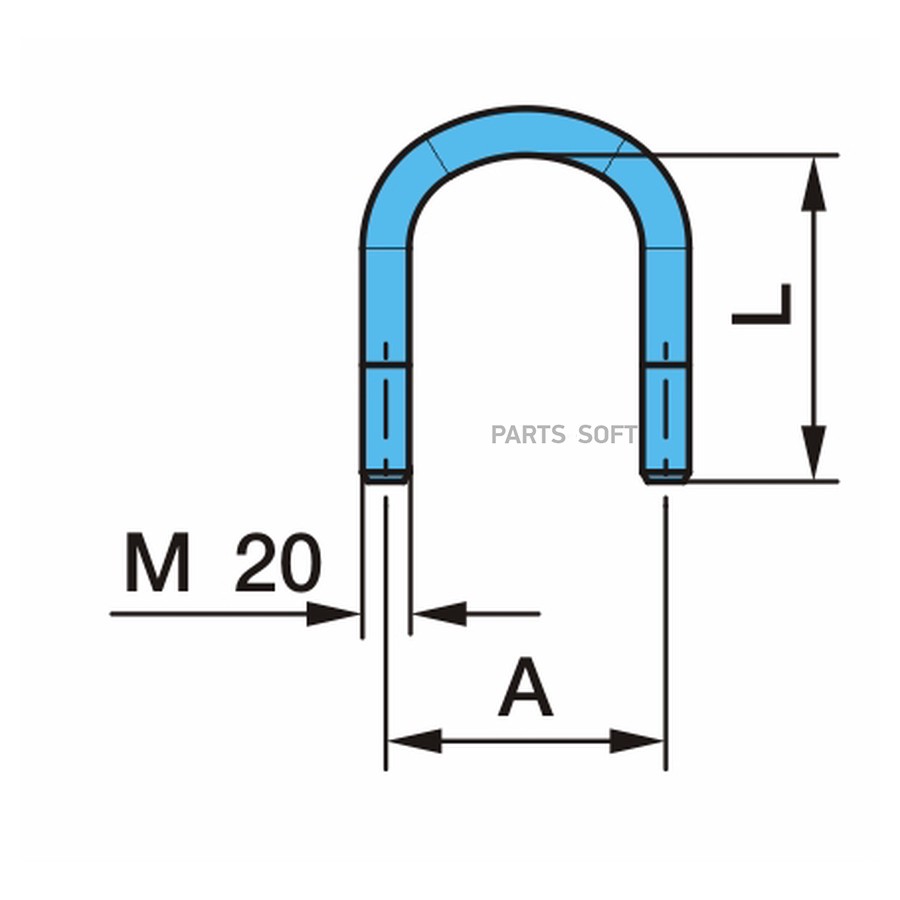 Стремянка BPW ECOairCompact M20/120х140