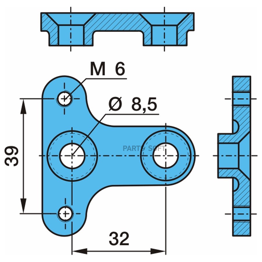Кронштейн-адаптер для ABS SN30