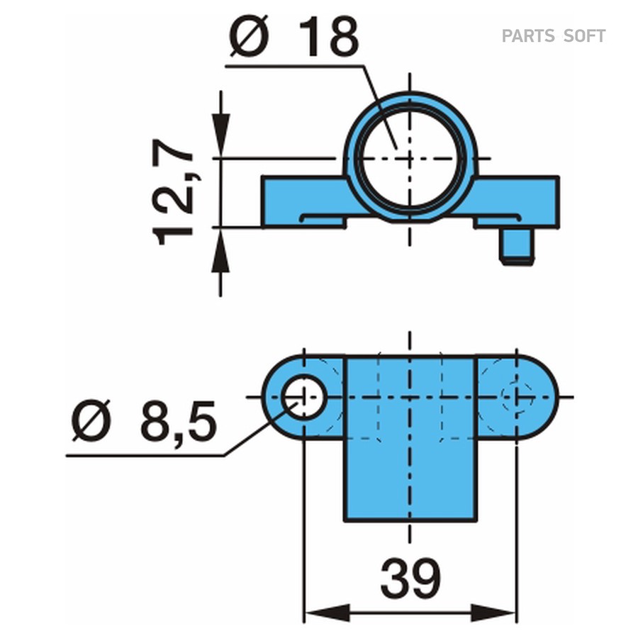 Кронштейн датчика ABS ECO Plus