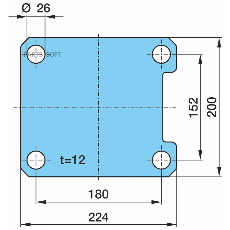 $ Пластина подрессорн. W-агр. ресс. 90