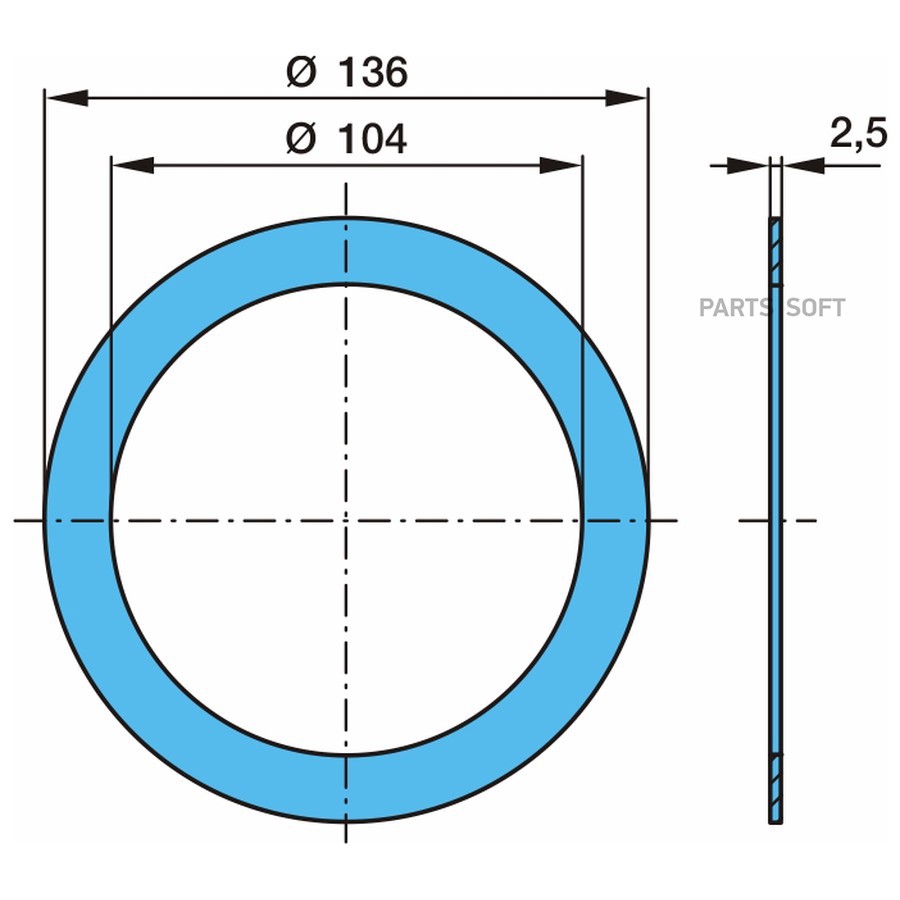 Пластиковое кольцо  9t #2